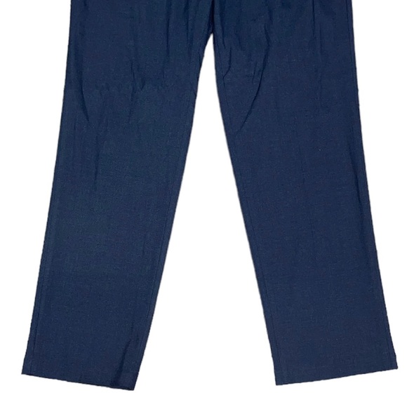 34/30 Haggar Dark Navy Blue Dress Pants Slacks - Picture 5 of 6